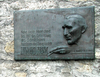 An der Zeller Straße in Würzburg stand das Geburtshaus von Leonhard Frank.